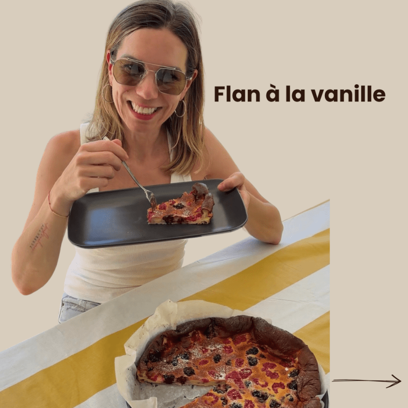 Flan à la&nbsp;vanille